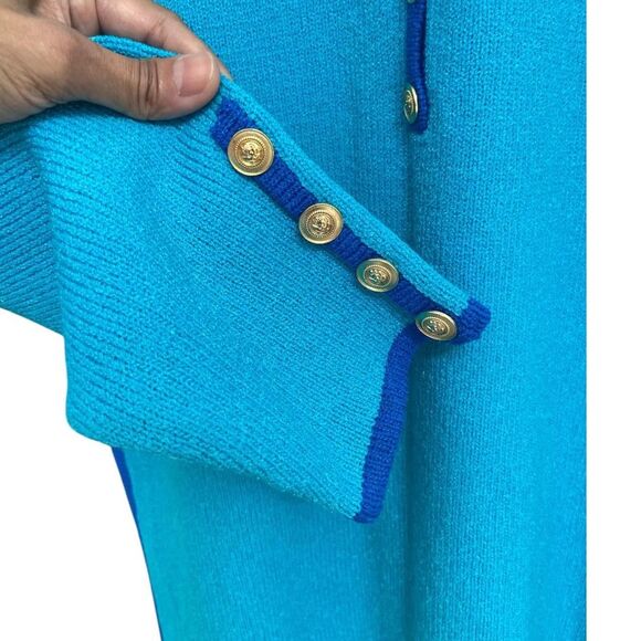 Vintage Don Sayres For Wellmore crew neck knit sweater size 14 - Picture 4 of 8